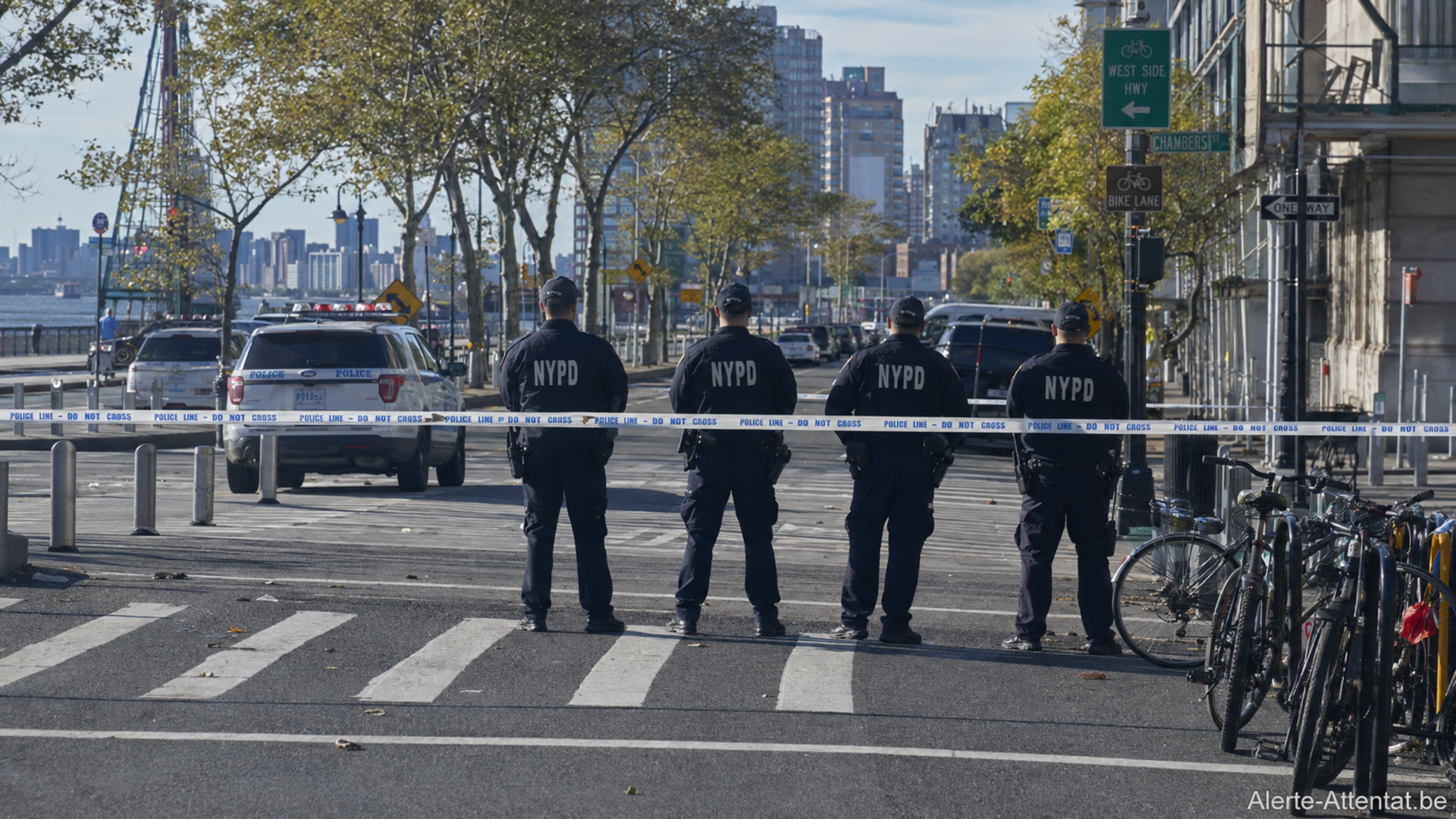 Illustration : Attentat terroriste ce soir à Manhattan, le maire Bill de Blasio demande à tous les habitants la plus grande vigilance.