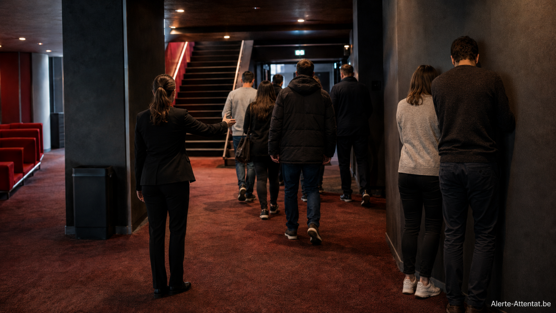 Illustration originale : Attentat dans une salle, un cinéma ou un centre commercial