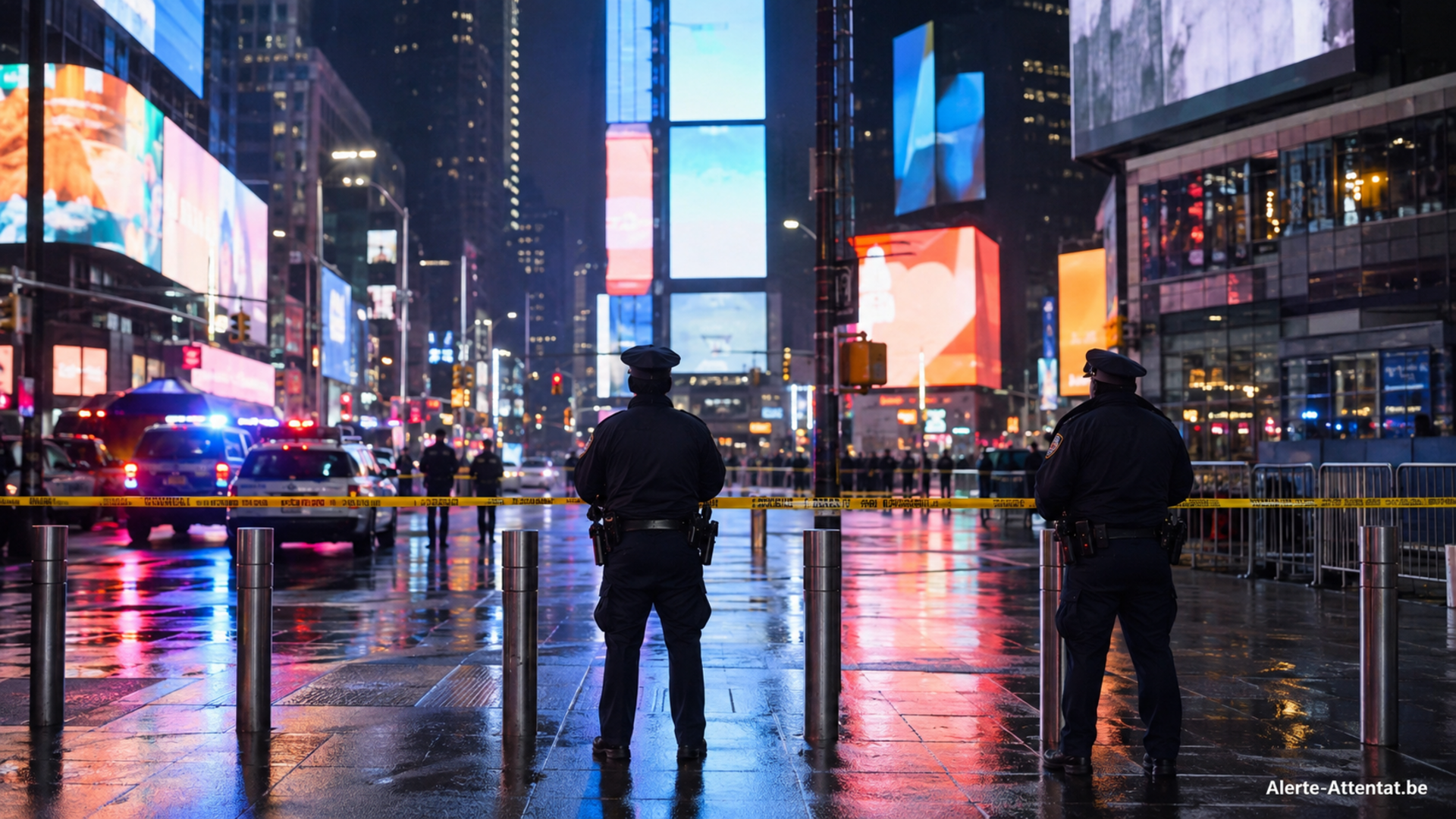 Illustration : Times Square acte d'une déséquilibré ou attentat sous silence (vidéo caméra de surveillance)